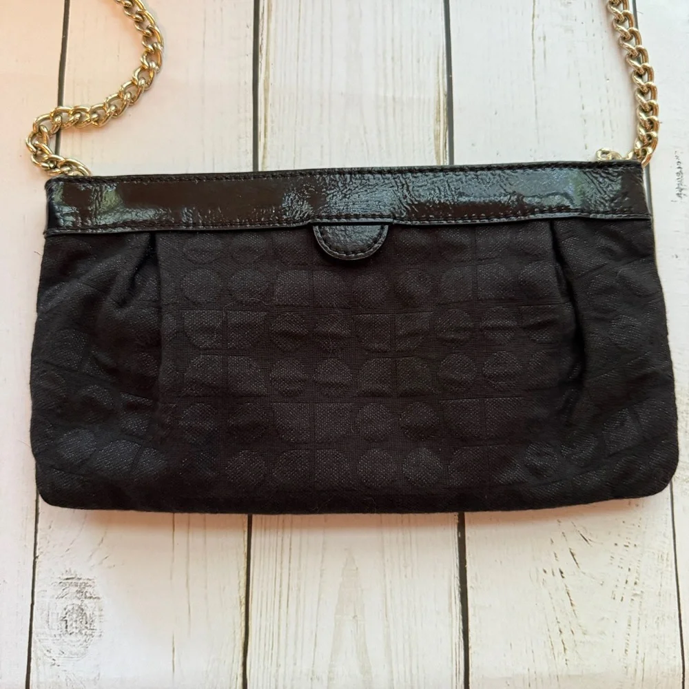 Kate Spade‎ | STORYBOOK Lining Shimmery Black Shoulder Bag, Vintage